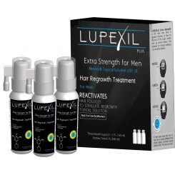 Minoxidil 7% de la marca lupexil para alopecia. Sin descamación.