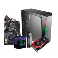 Pc  gamer de gama media con i5 de 8° generacion y gtx 1060 de 6gb