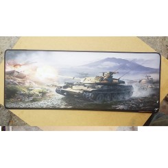 Tapete Gamer Mousepad - 80x30 cm - Tanques de guerra. Generico - 5