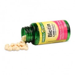 Biotina de 5000 mcg - Spring Valley  - 120 cap. Spring Valley - 2