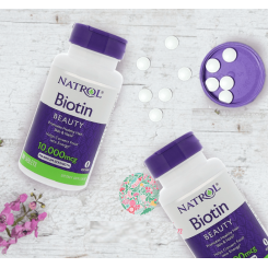 Biotina de 10,000 mcg - Natrol - 100 cap. Natrol - 2