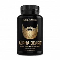 Vitamina para barba Alpha Beard, fortalece el vello facial con este completo b para barba.